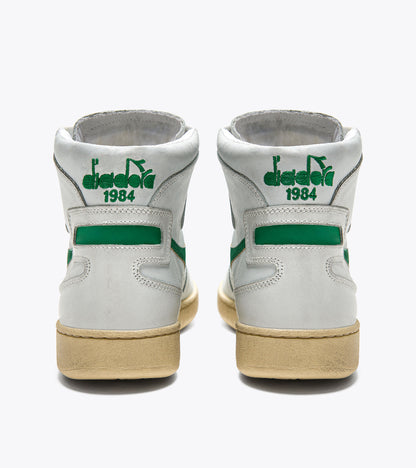 Diadora Mi Basket Used White/Verdant Green