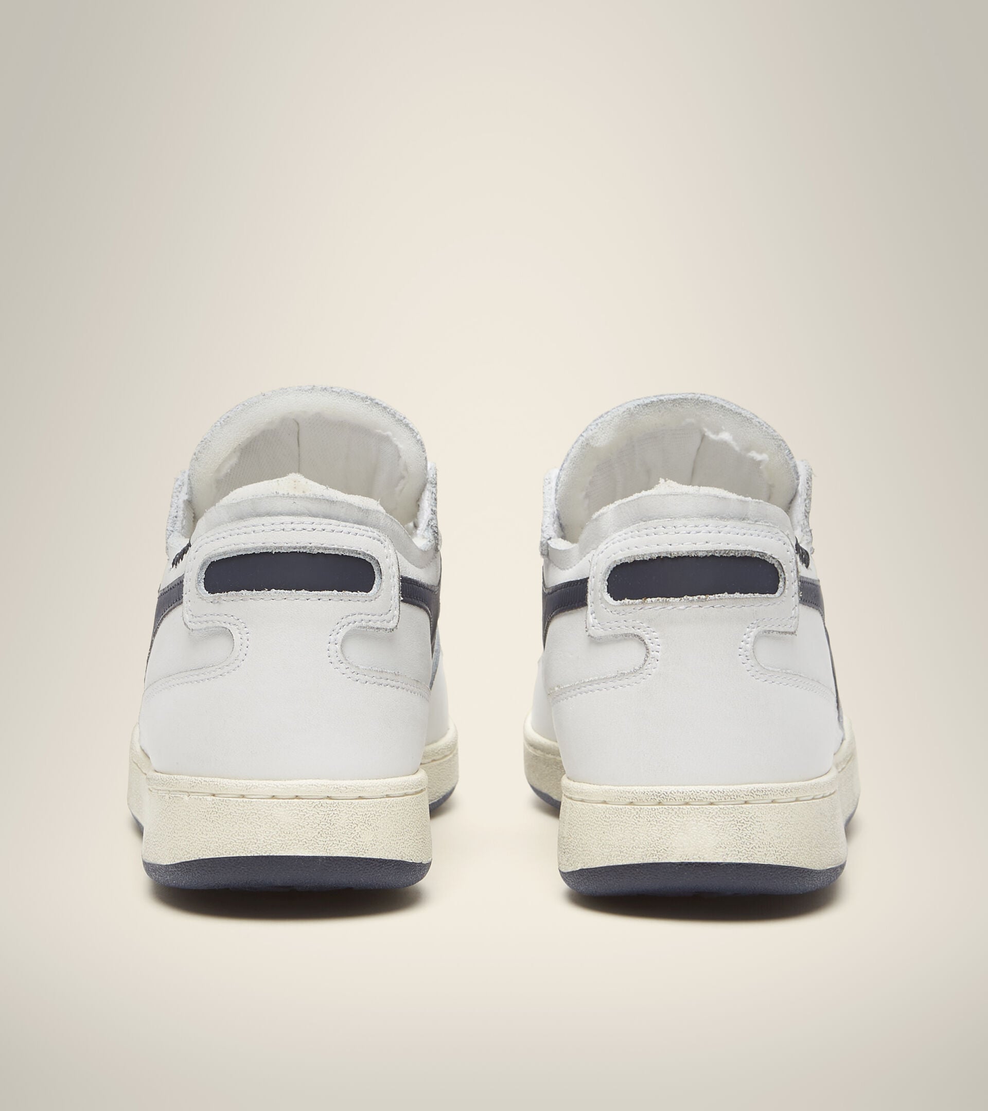 Diadora Mi Basket Row Cut White/Blue Corsair