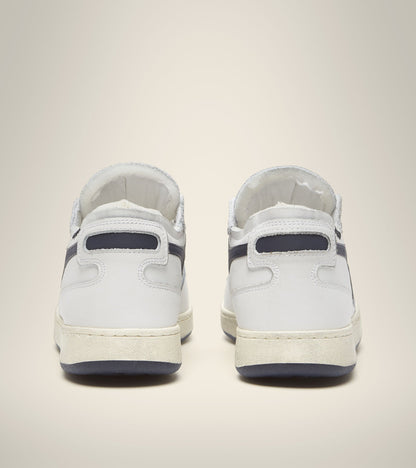 Diadora Mi Basket Row Cut White/Blue Corsair