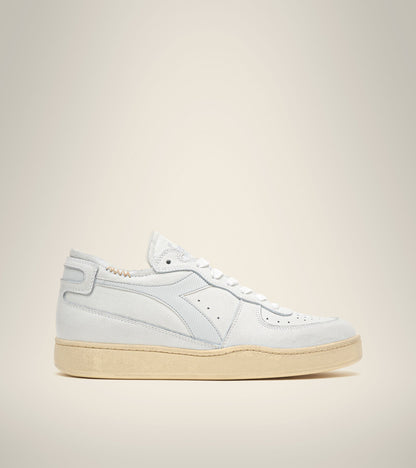 Diadora Mi Basket Row Cut White/Dawn Blue