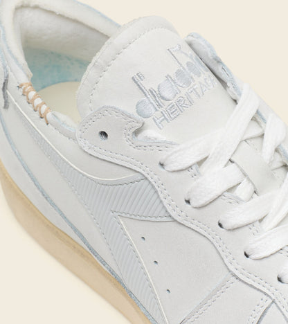 Diadora Mi Basket Row Cut White/Dawn Blue