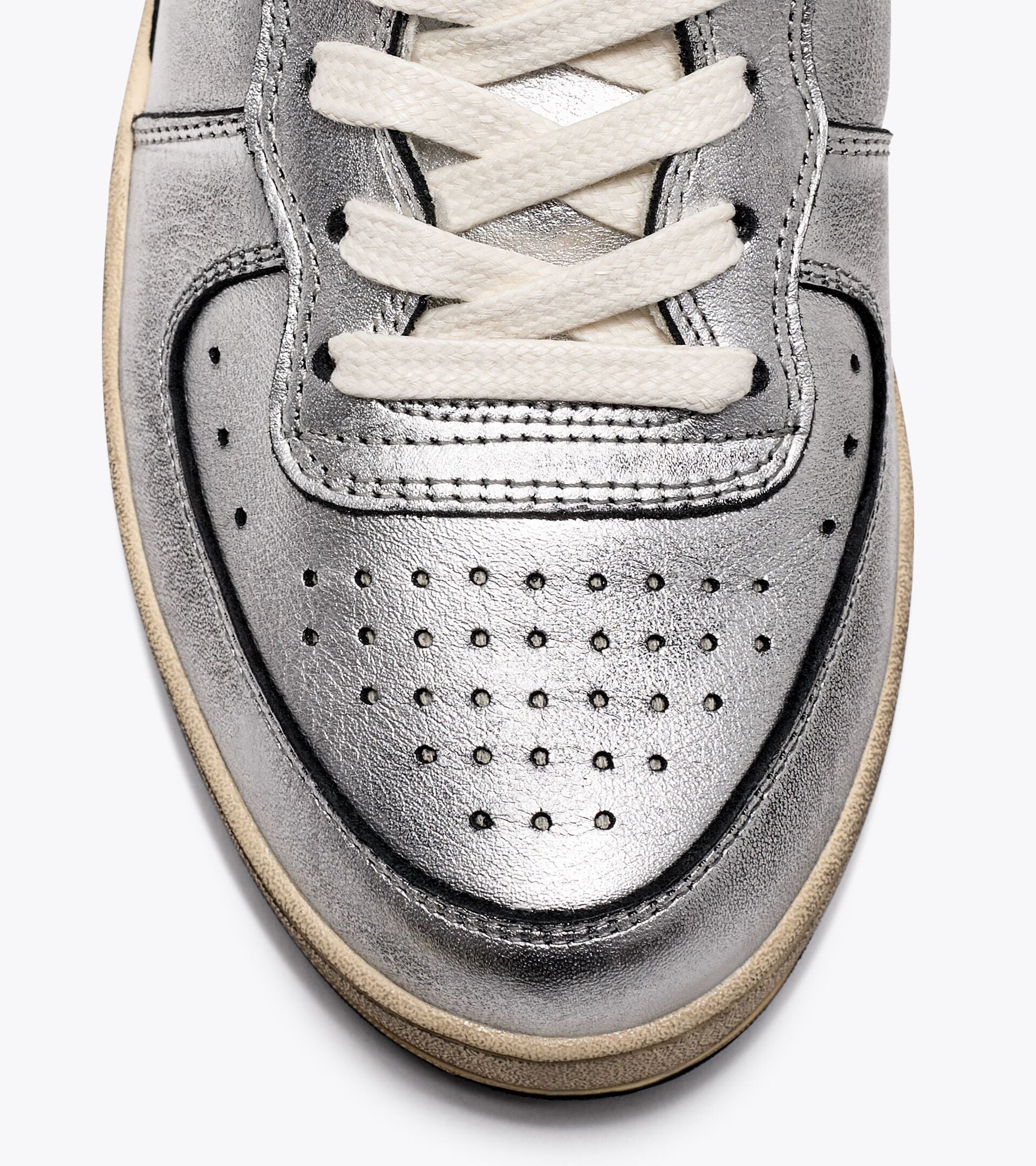 Diadora Mi Basket Silver Used W Silver Metallized/Black