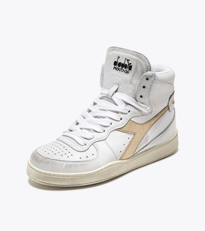 Diadora Mi Basket Used W White/Gold