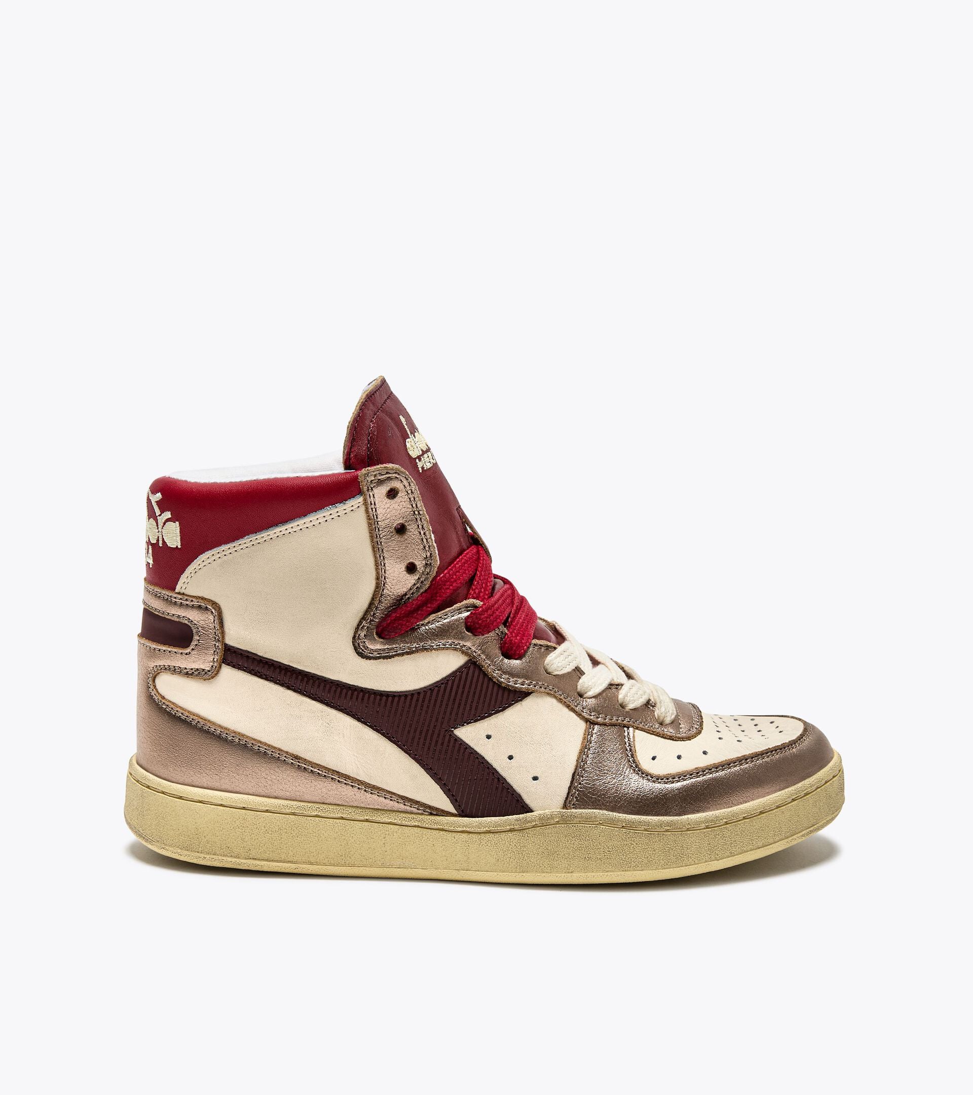 Diadora Mi Basket Metal Mix Used Light Beige