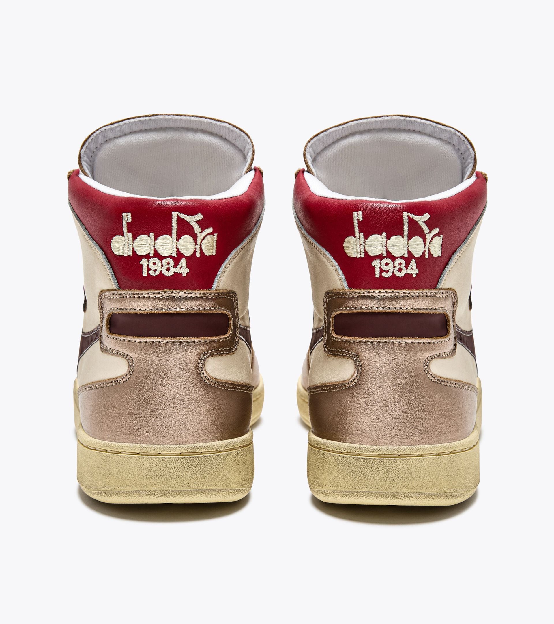 Diadora Mi Basket Metal Mix Used Light Beige