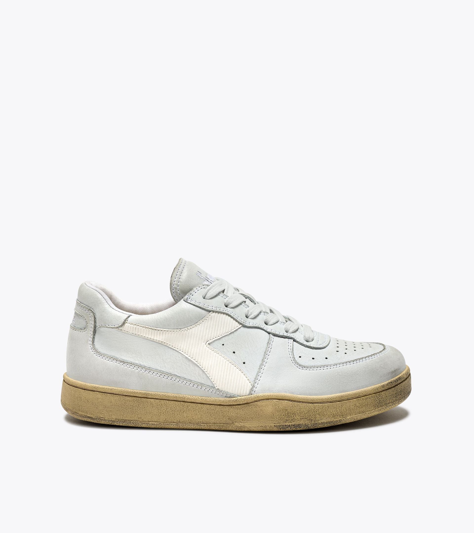 Diadora Mi Basket Low Used White /White