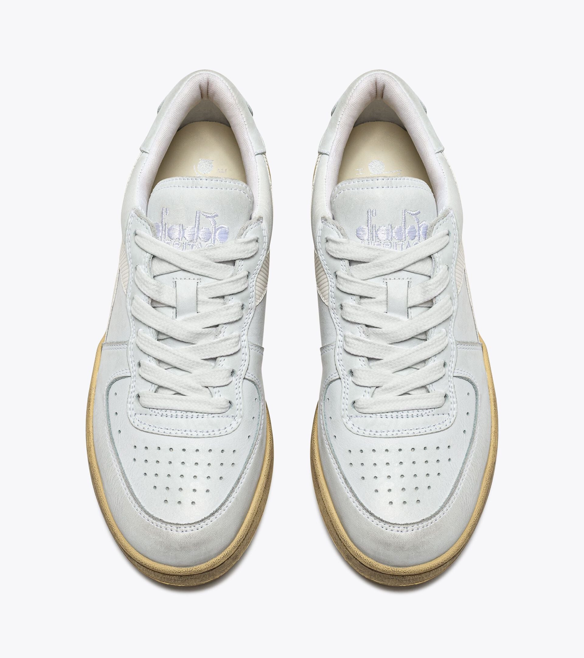 Diadora Mi Basket Low Used White /White