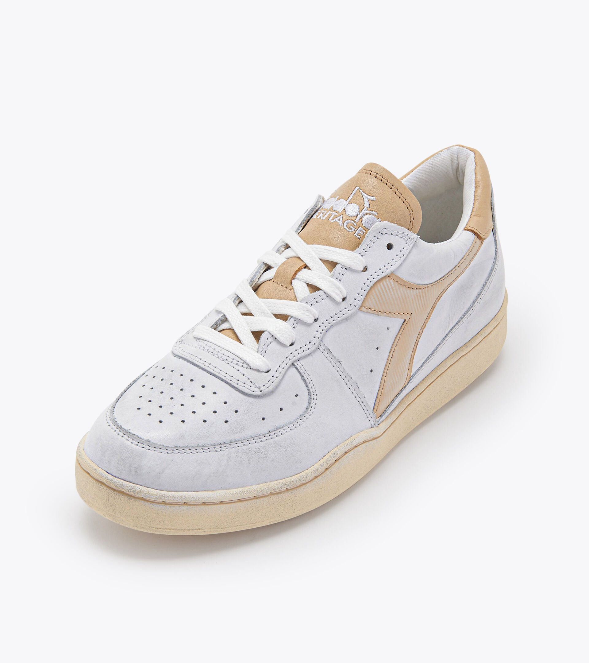 Diadora Mi Basket Low Used White/Beige
