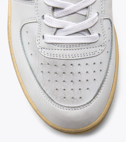Diadora Mi Basket Low Used White/Garnet