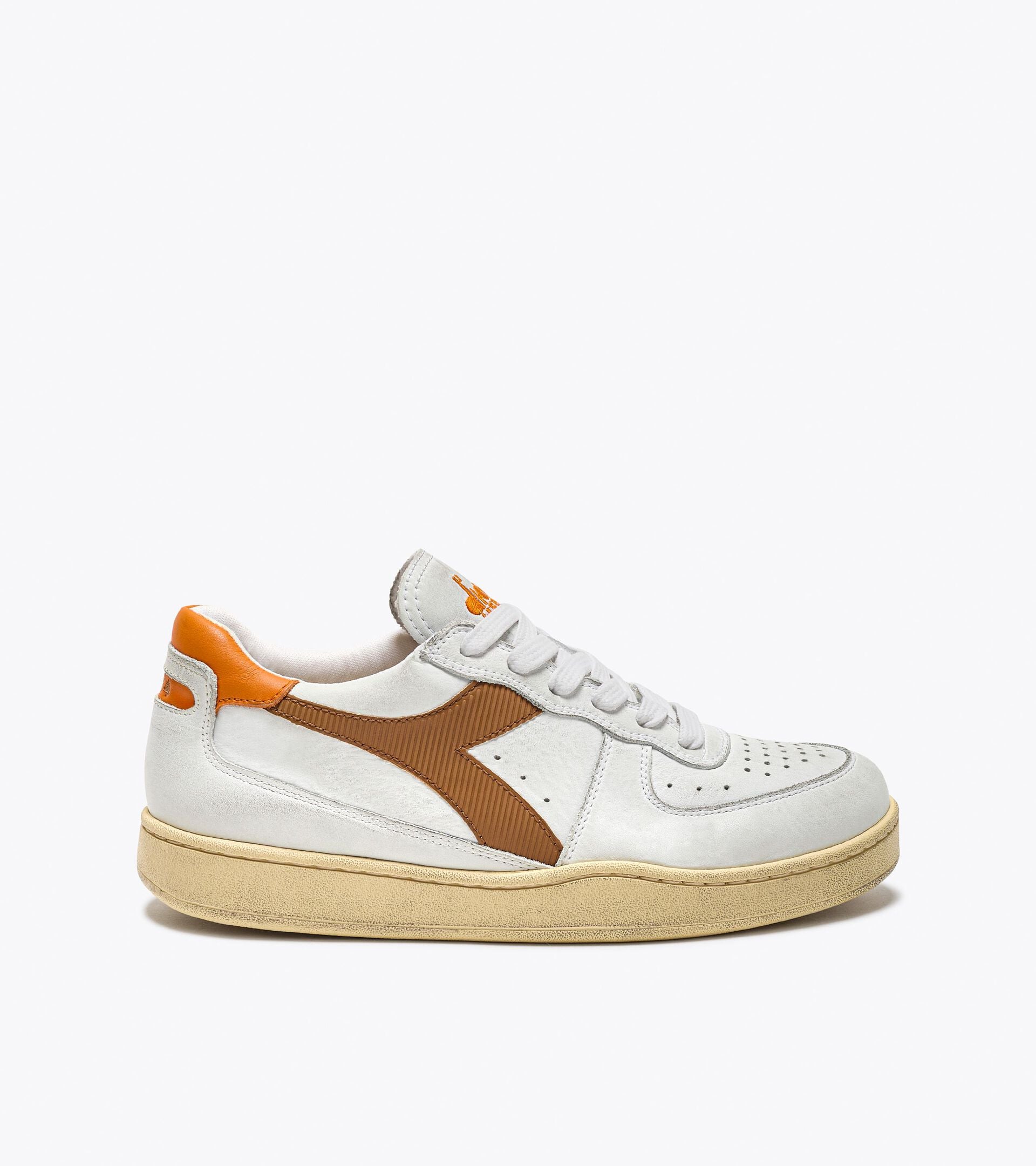 Diadora Mi Basket Low Used White/Caramel