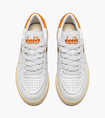 Diadora Mi Basket Low Used White/Caramel