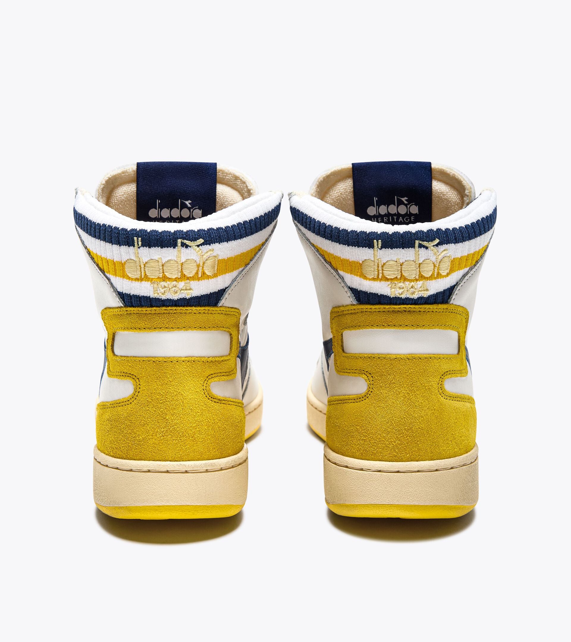 Diadora Mi Basket Forty Knit Italia White