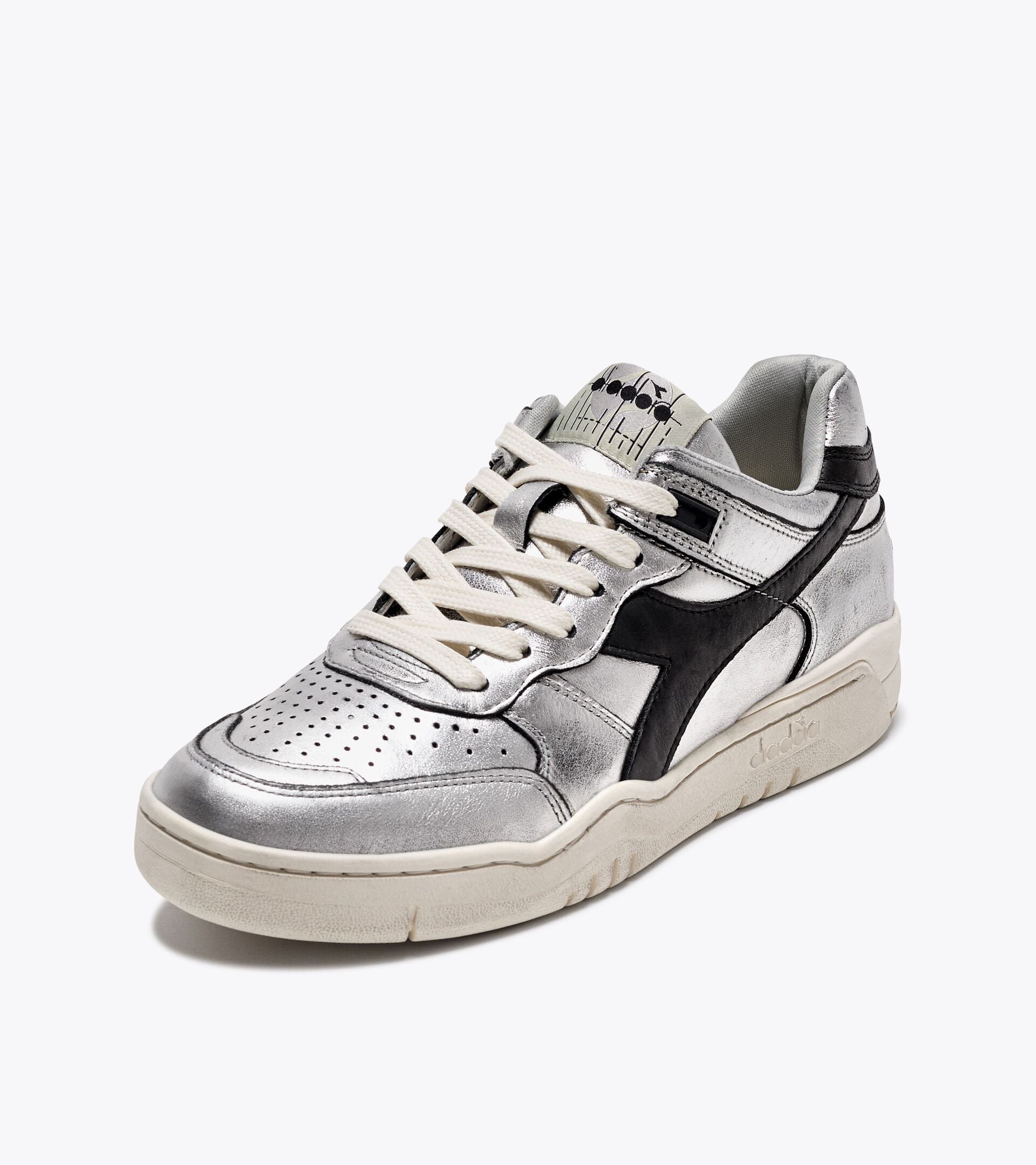 Diadora B.560 Silver Used Wn Silver Metallized/Black
