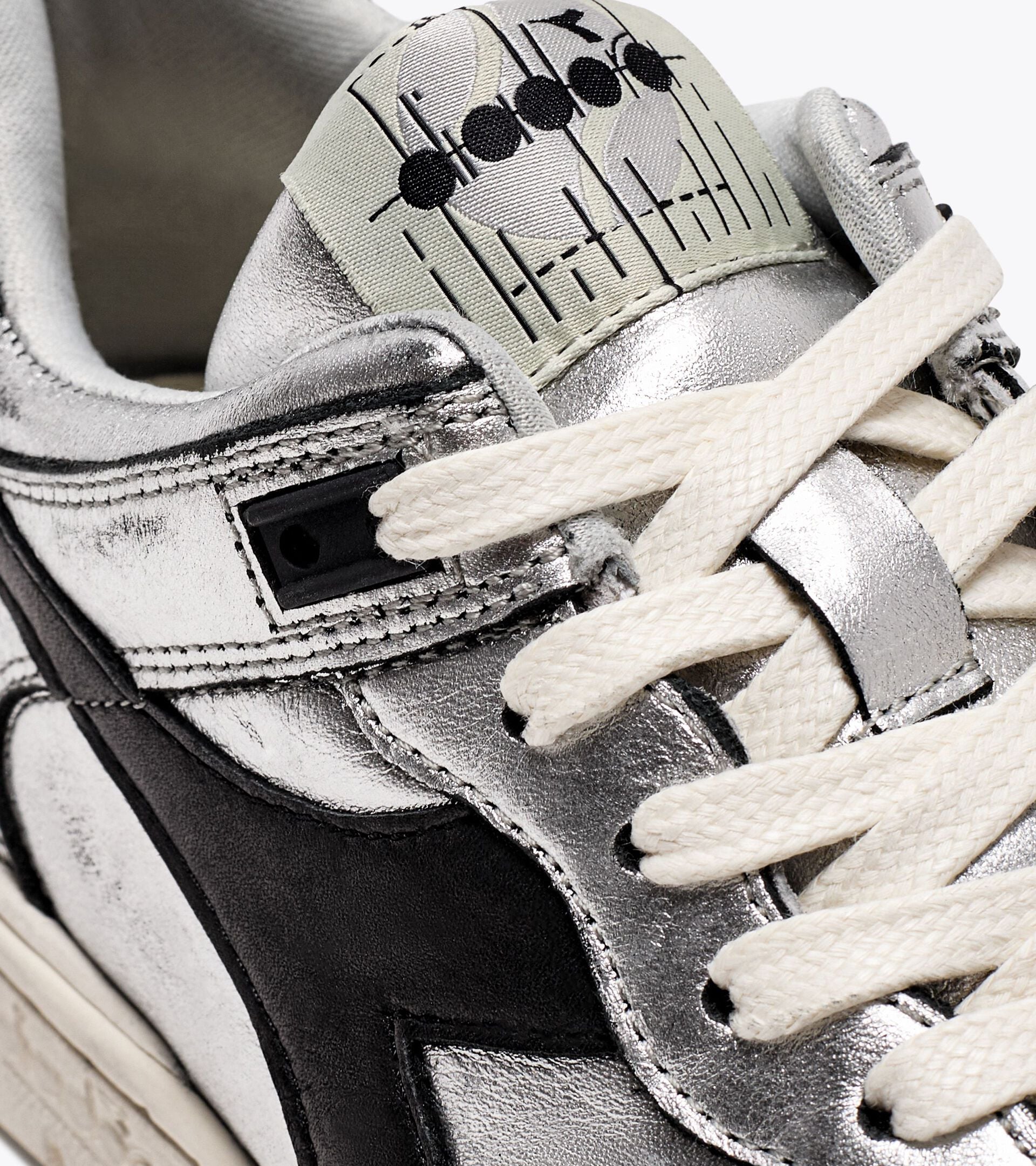 Diadora B.560 Silver Used Wn Silver Metallized/Black
