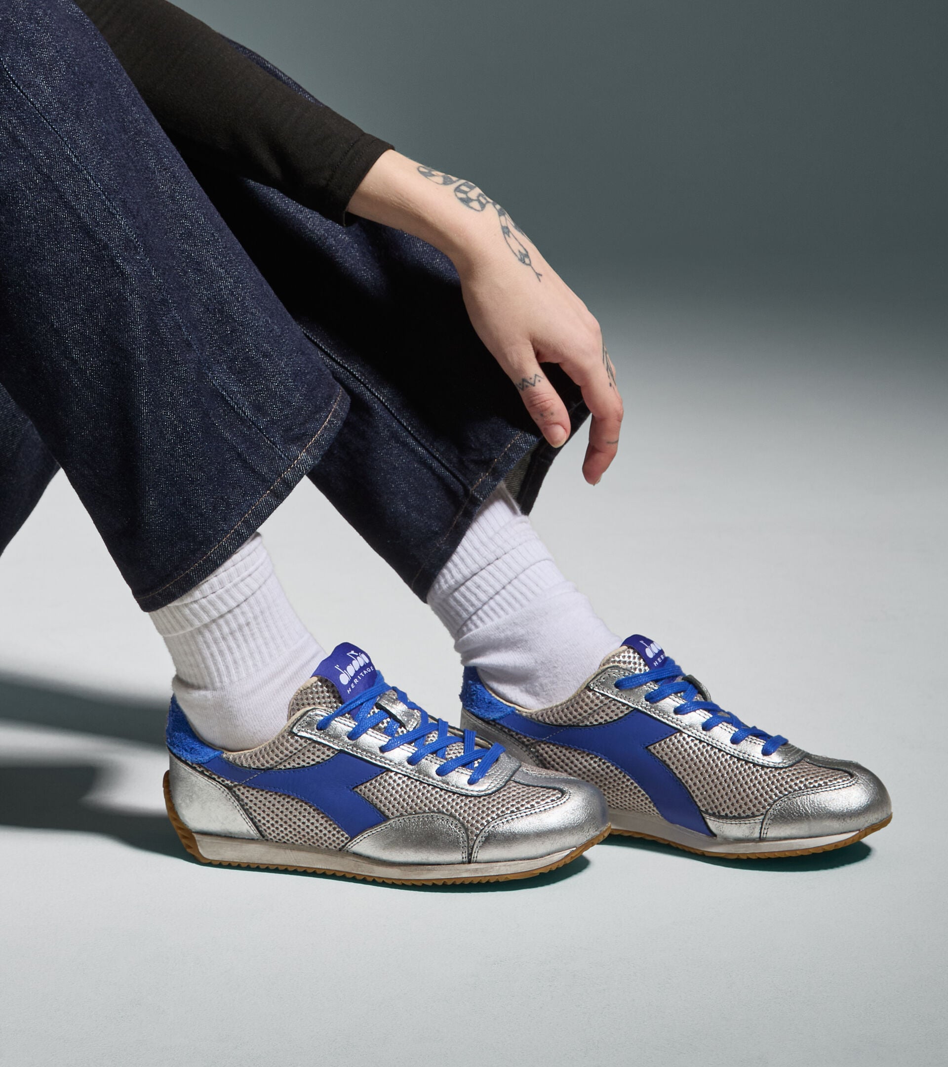 Diadora Equipe Stellar Sw White/Imperial Blue