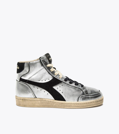 Diadora Prestige High Metal Used Silver