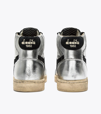 Diadora Prestige High Metal Used Silver