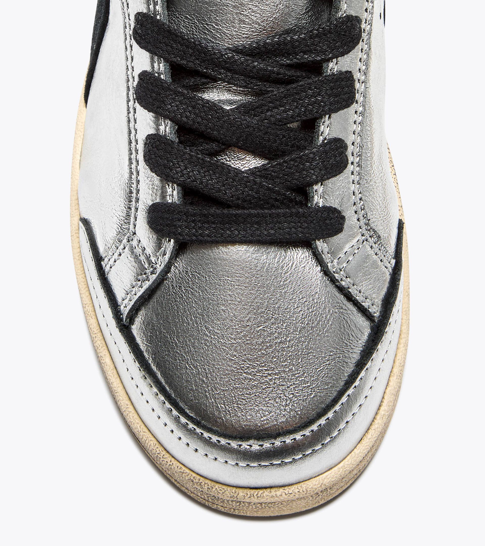 Diadora Prestige High Metal Used Silver
