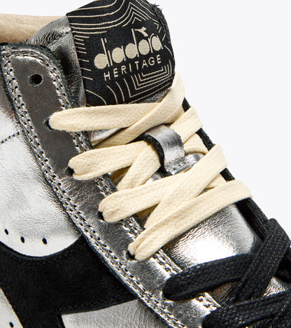 Diadora Prestige High Metal Used Silver