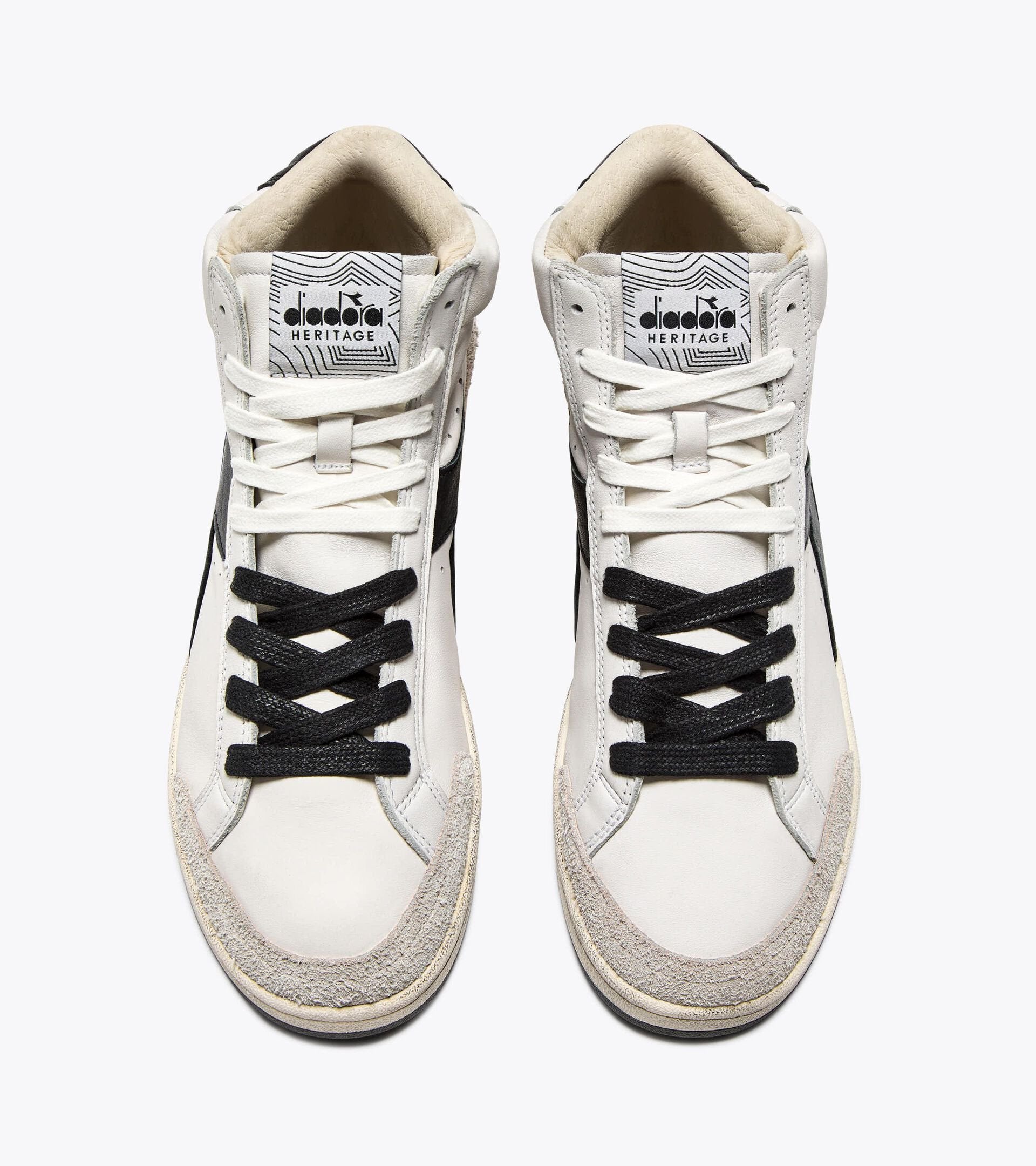 Diadora Prestige High Used White/Black