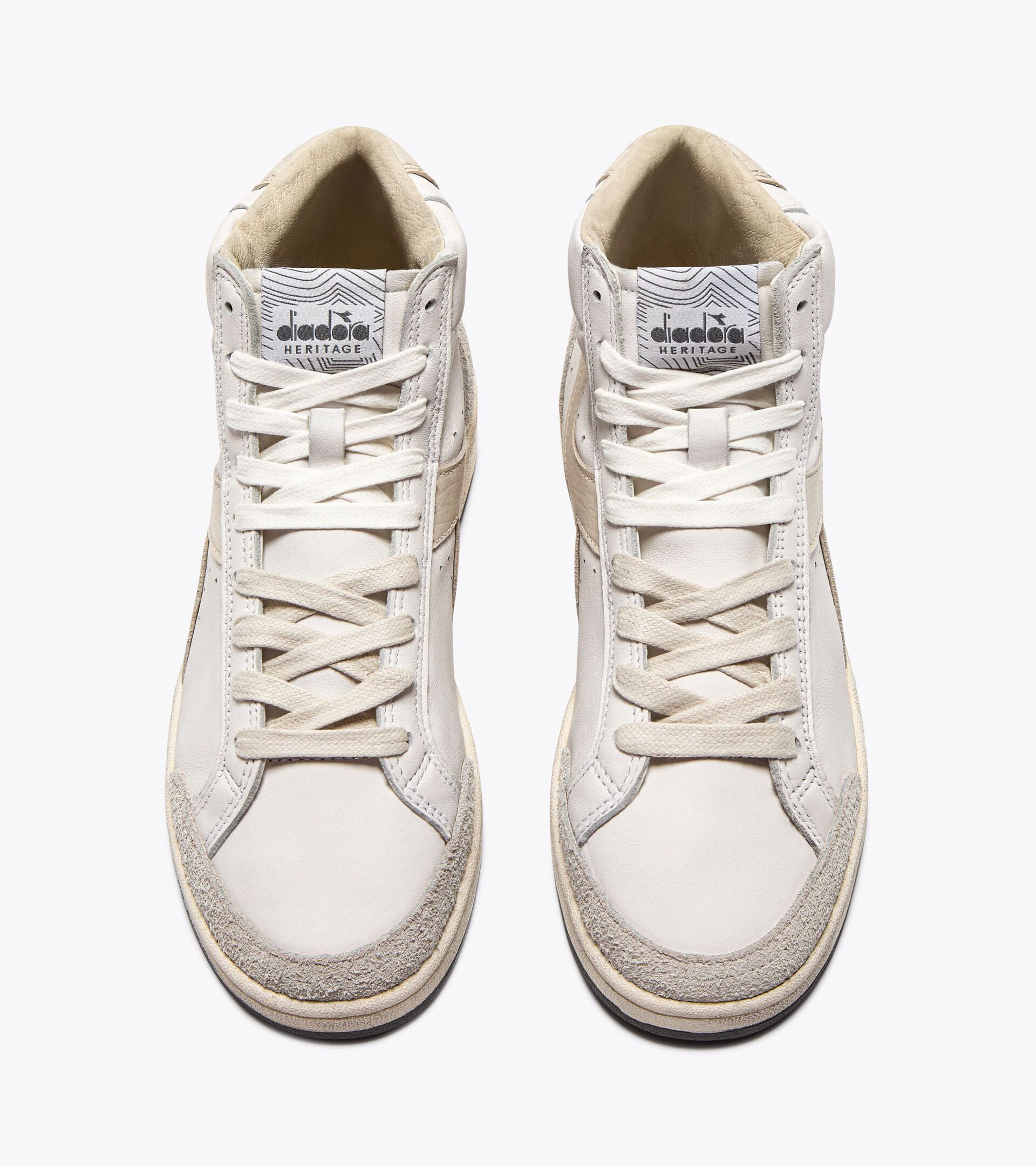 Diadora Prestige High Used White/Moonbeam