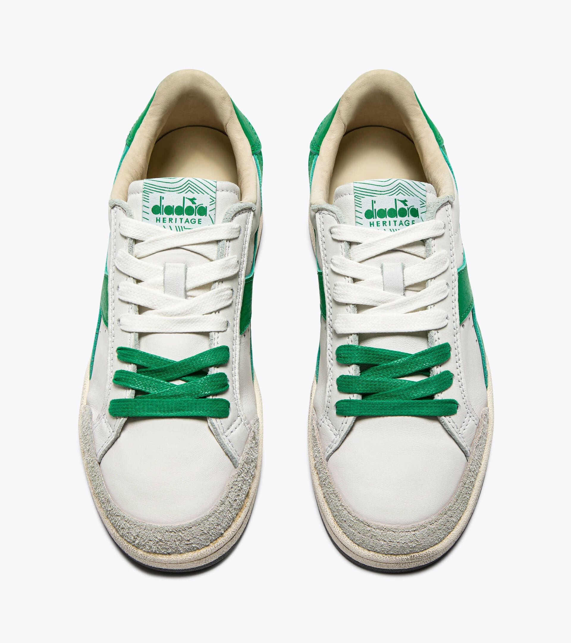Diadora Prestige Used White/Peas Cream