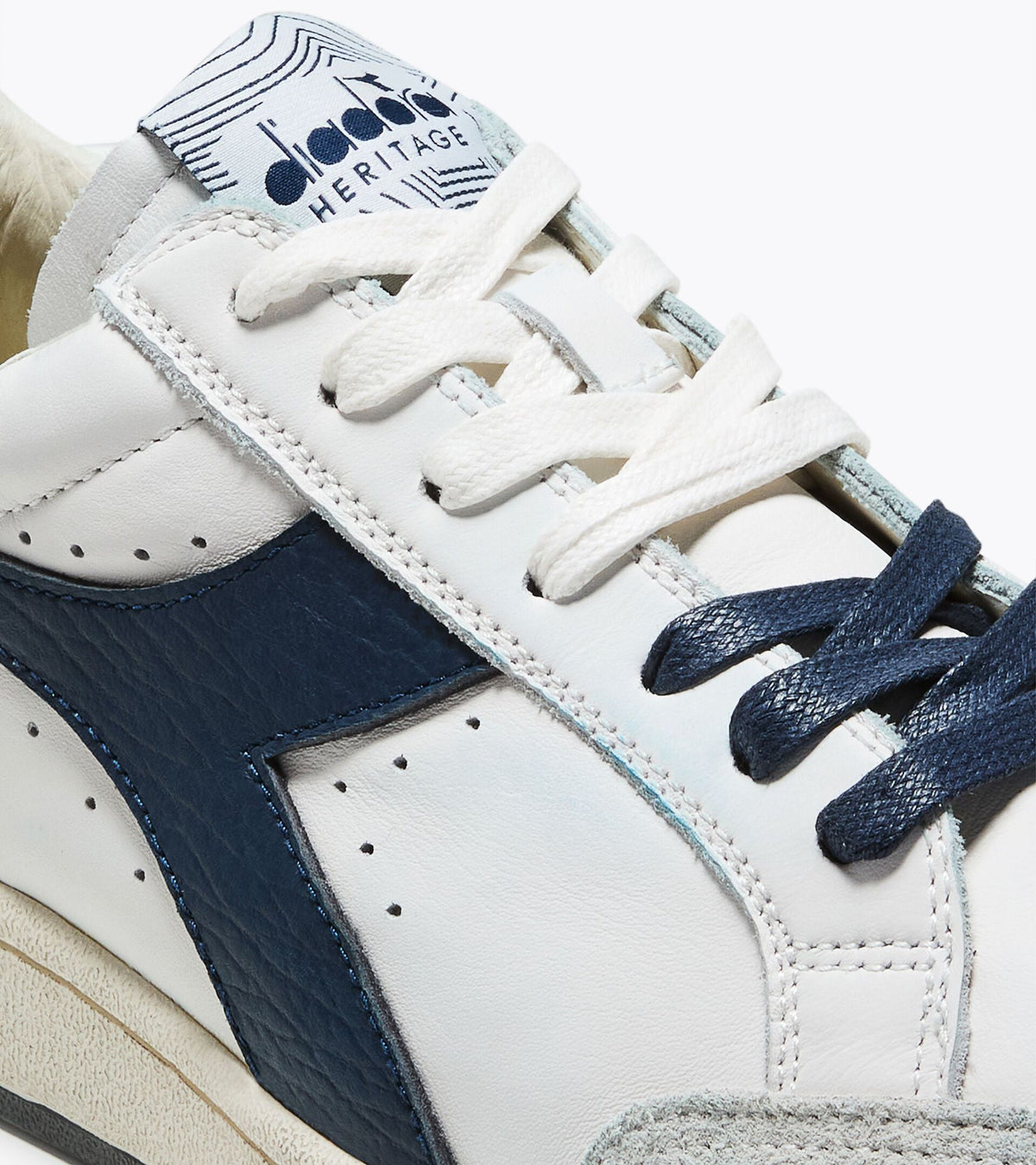 Diadora Prestige Used White/Blue Caspian Sea