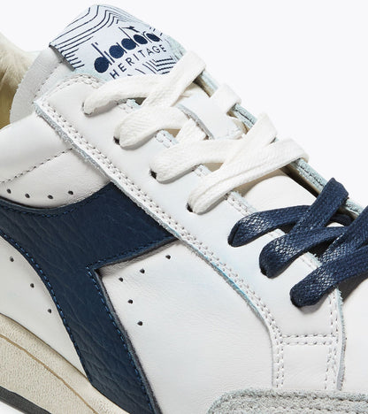 Diadora Prestige Used White/Blue Caspian Sea