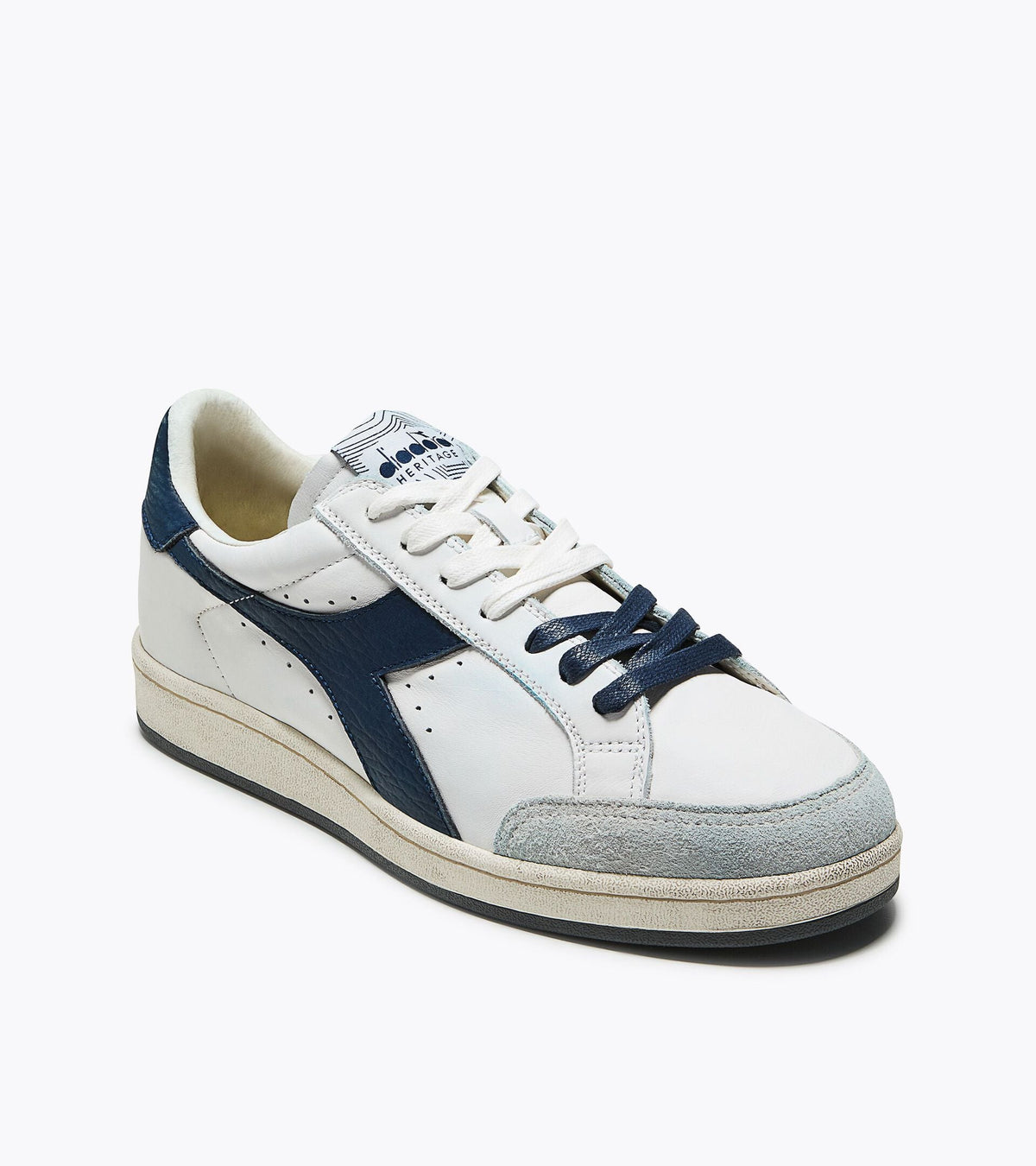 Diadora Prestige Used White/Blue Caspian Sea
