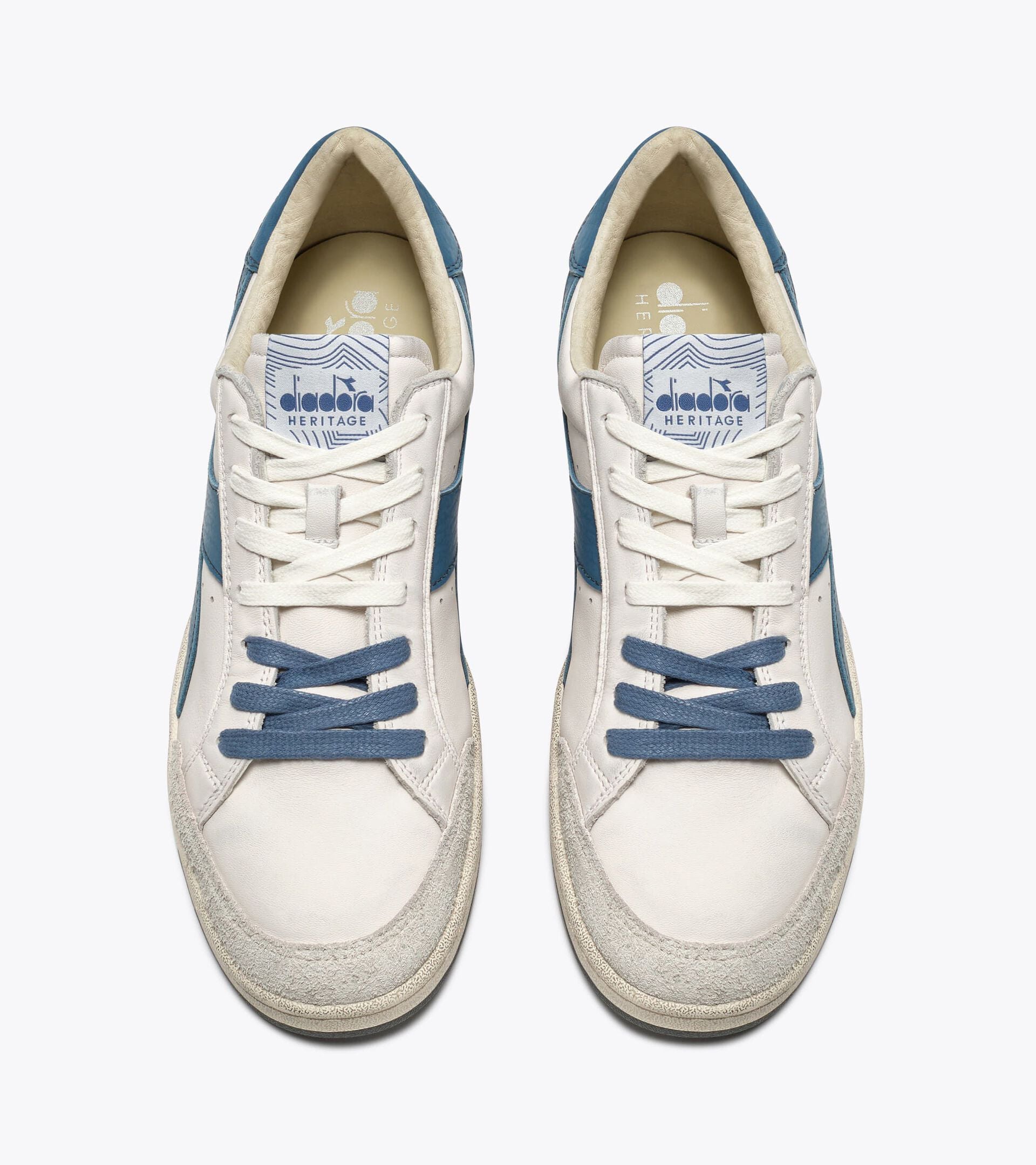 Diadora Prestige Used White/Blue Shadow
