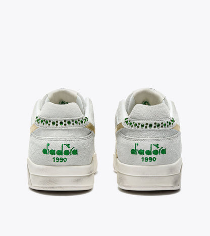 Diadora B.560 Studs Used Wn White/Emerald Green