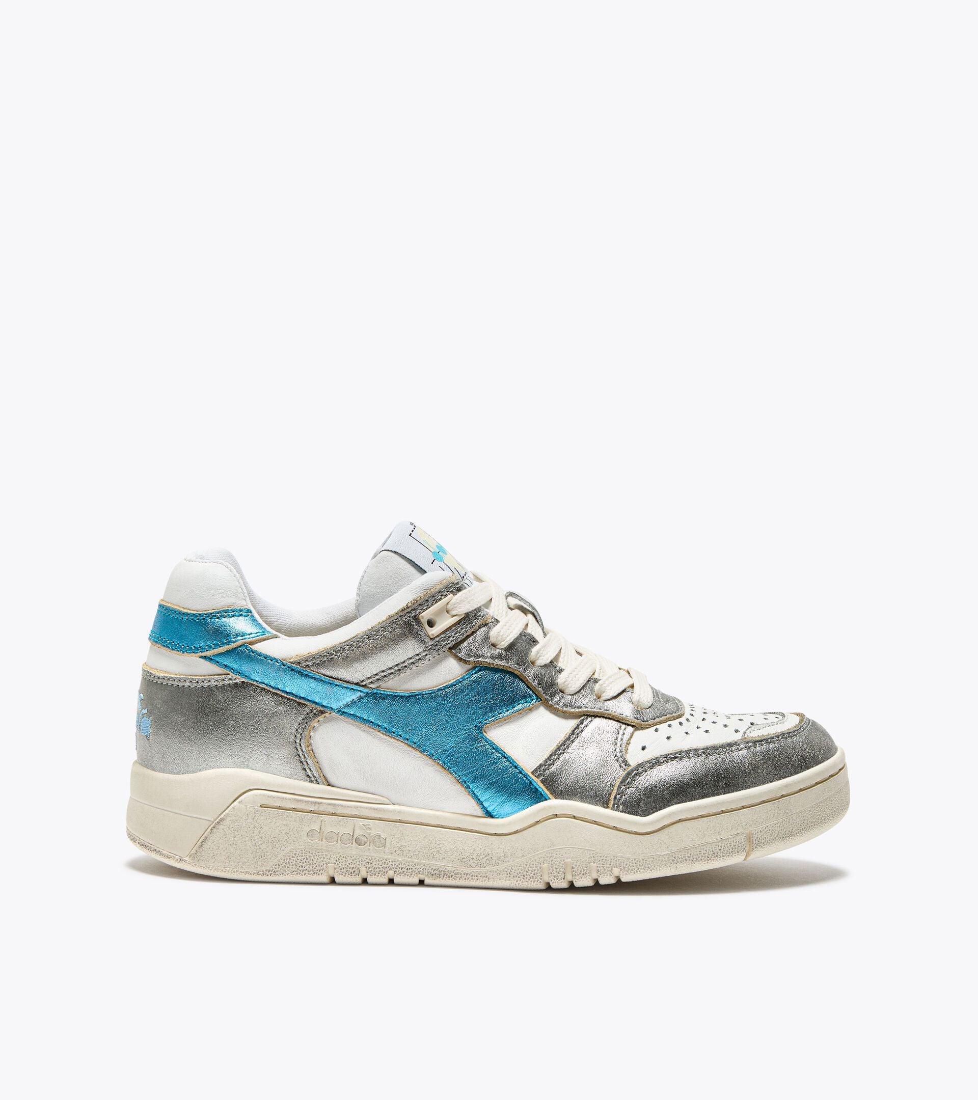 Diadora B.560 Metallic Mix Wn White/Silver/Aquamarine