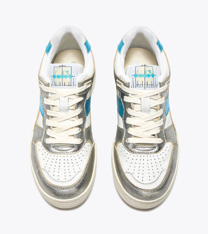 Diadora B.560 Metallic Mix Wn White/Silver/Aquamarine