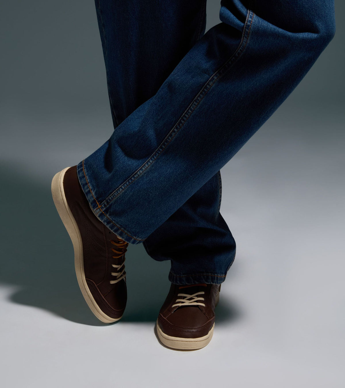 Diadora Prestige Brogue Italia Brown Rubber