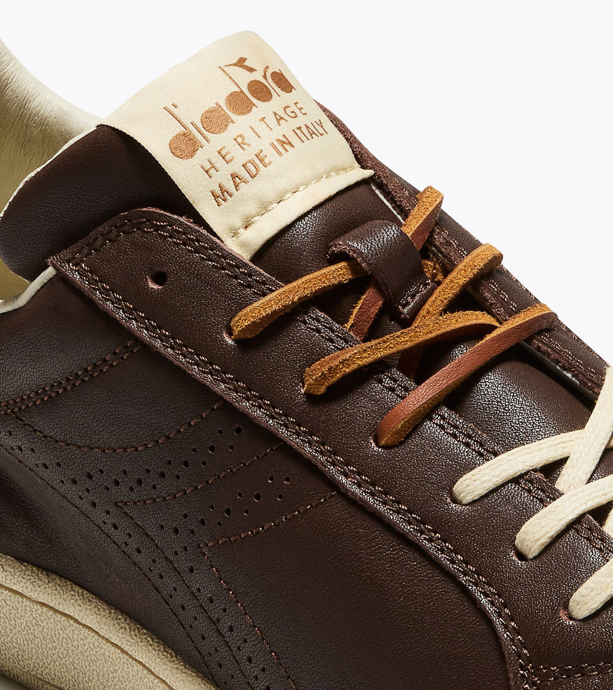 Diadora Prestige Brogue Italia Brown Rubber