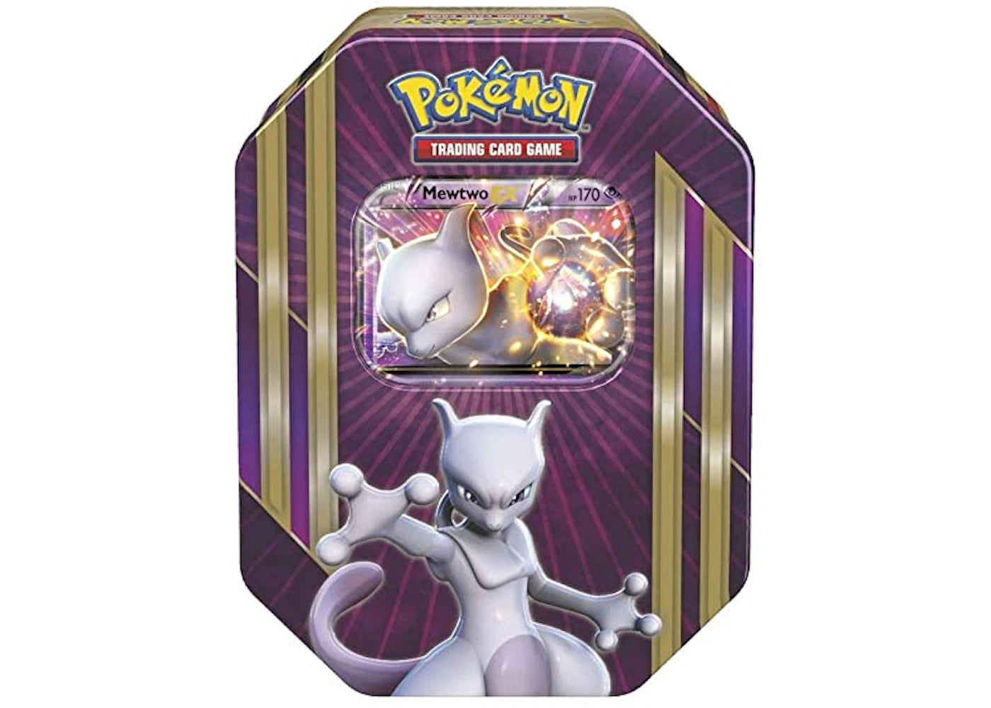 2016 Pokemon Tcg Triple Power Tin Mewtwo Ex