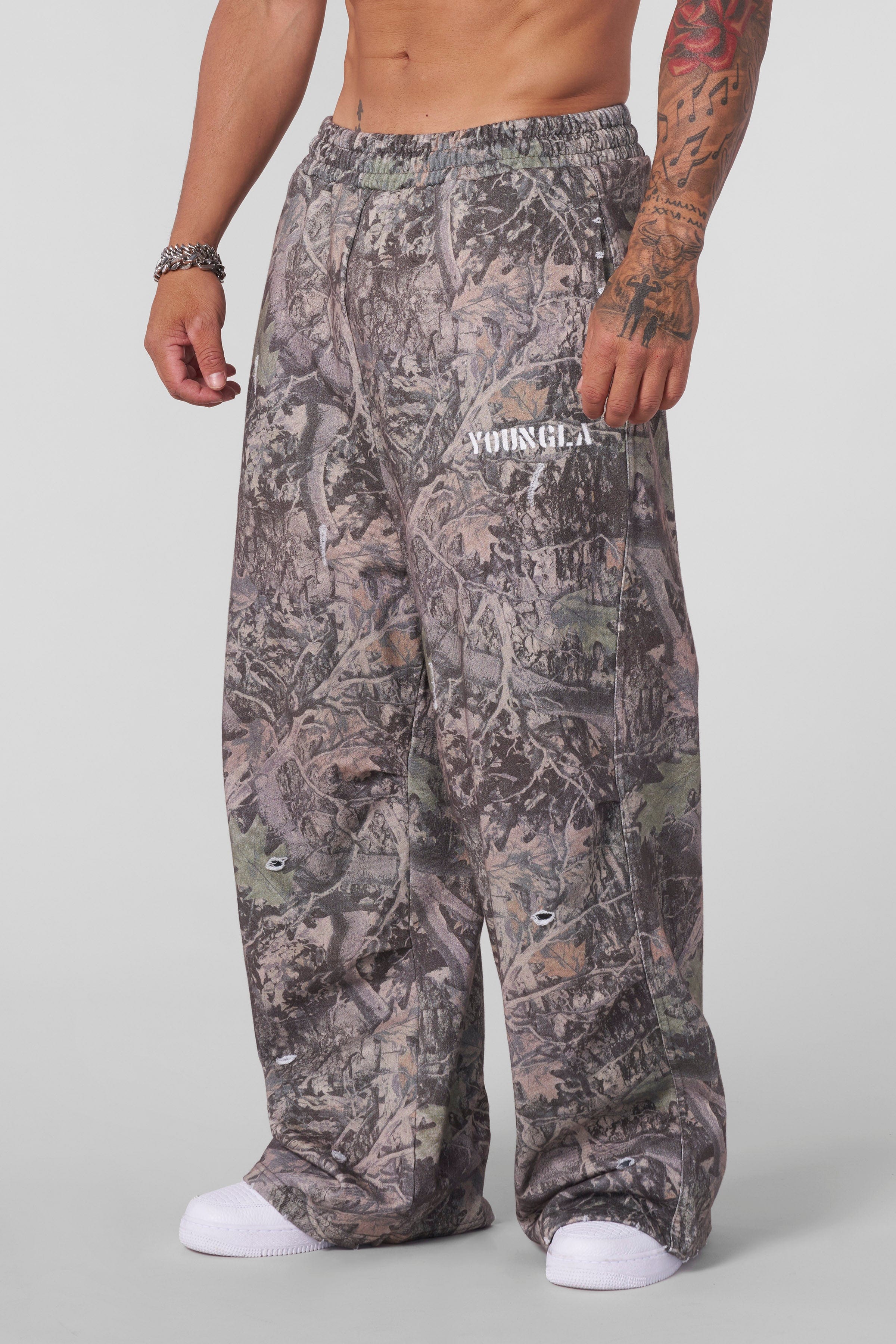 YoungLA 2018 - Baggy Ass Sweats Green Tree Camo