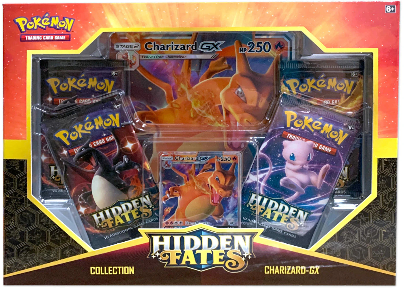 2019 Pokemon Sun & Moon 11.5 Hidden Fates Gx Box Charizard Gx