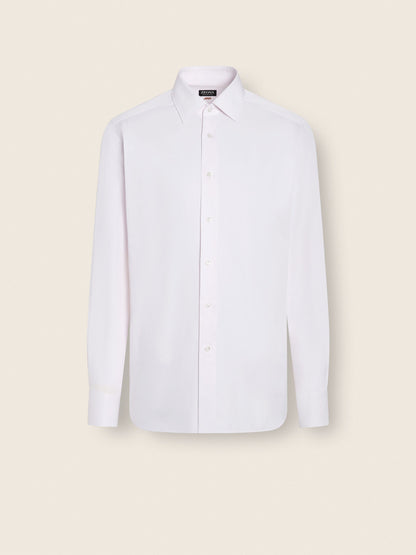 Zegna Light Pink Centoventimila Cotton Shirt