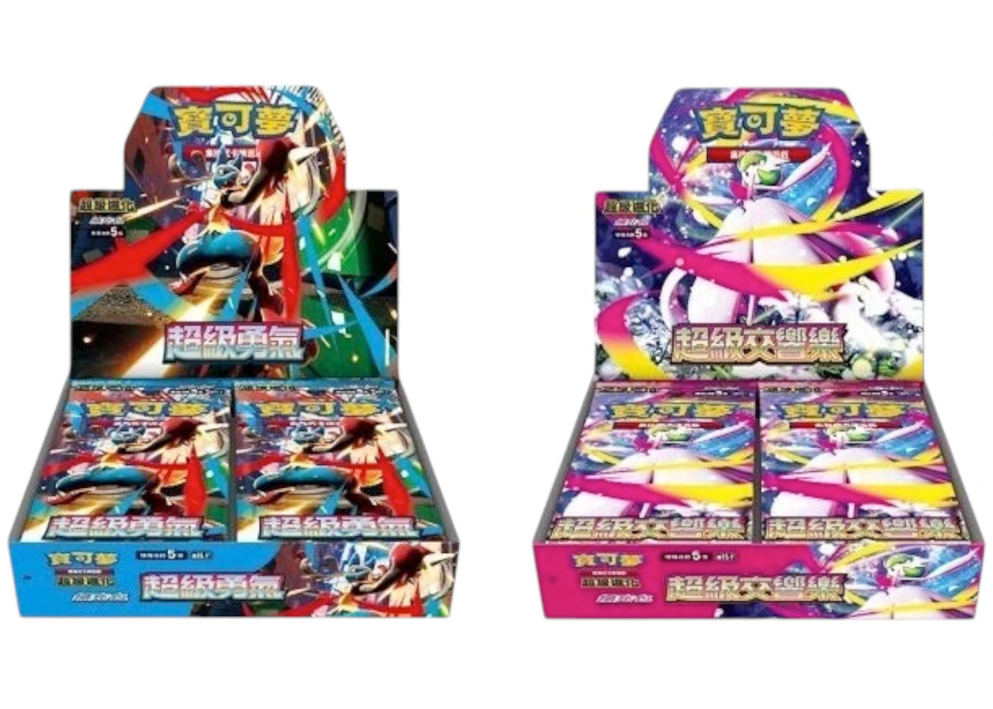 2025 Pokemon Mega Evolution Mega Brave (M1Lf) & Mega Symphonia (M1Sf) Traditional Chinese Booster Box Set