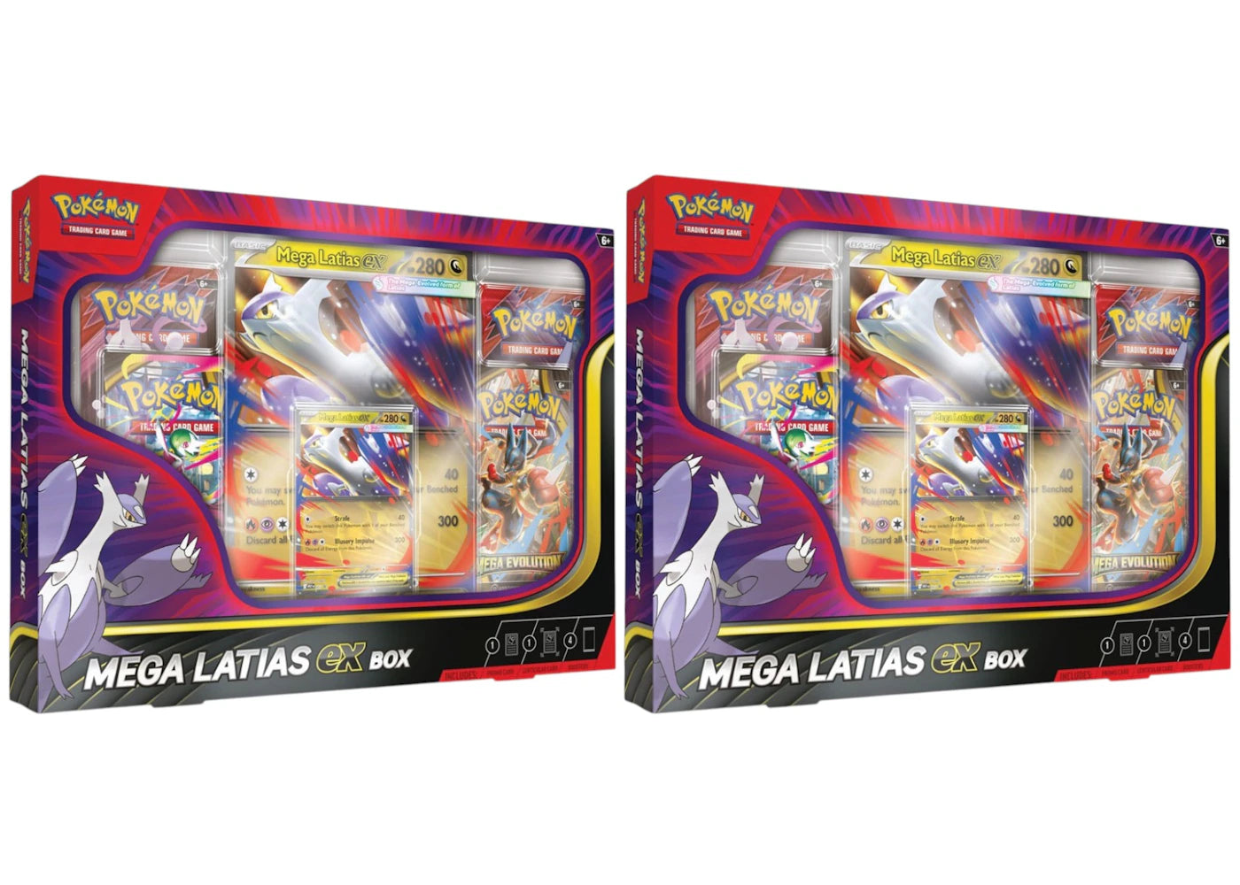 2025 Pokemon Mega Evolution Mega Latias Ex Box 2X Lot
