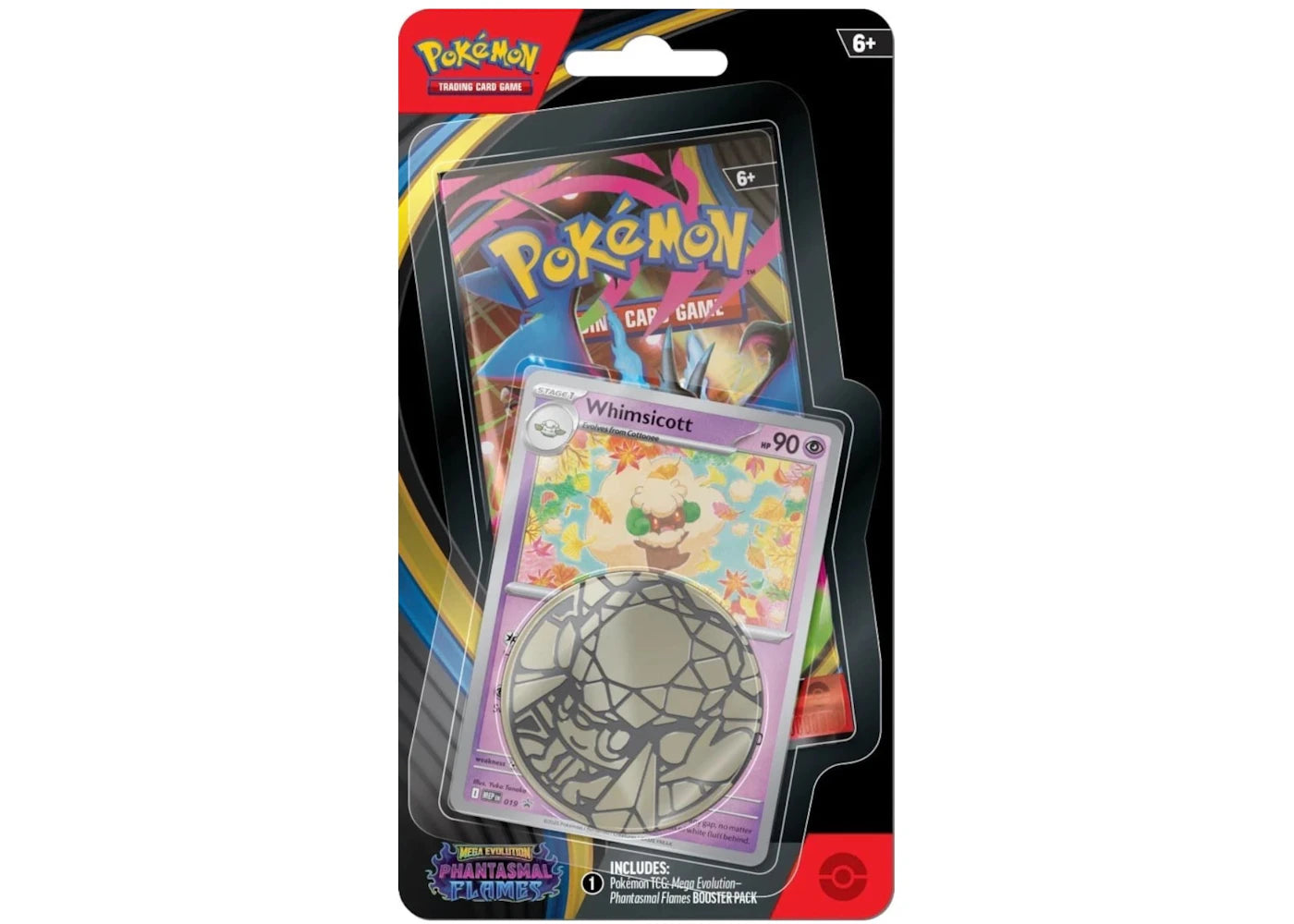 2025 Pokemon Mega Evolution Phantasmal Flames Whimsicott Blister Pack