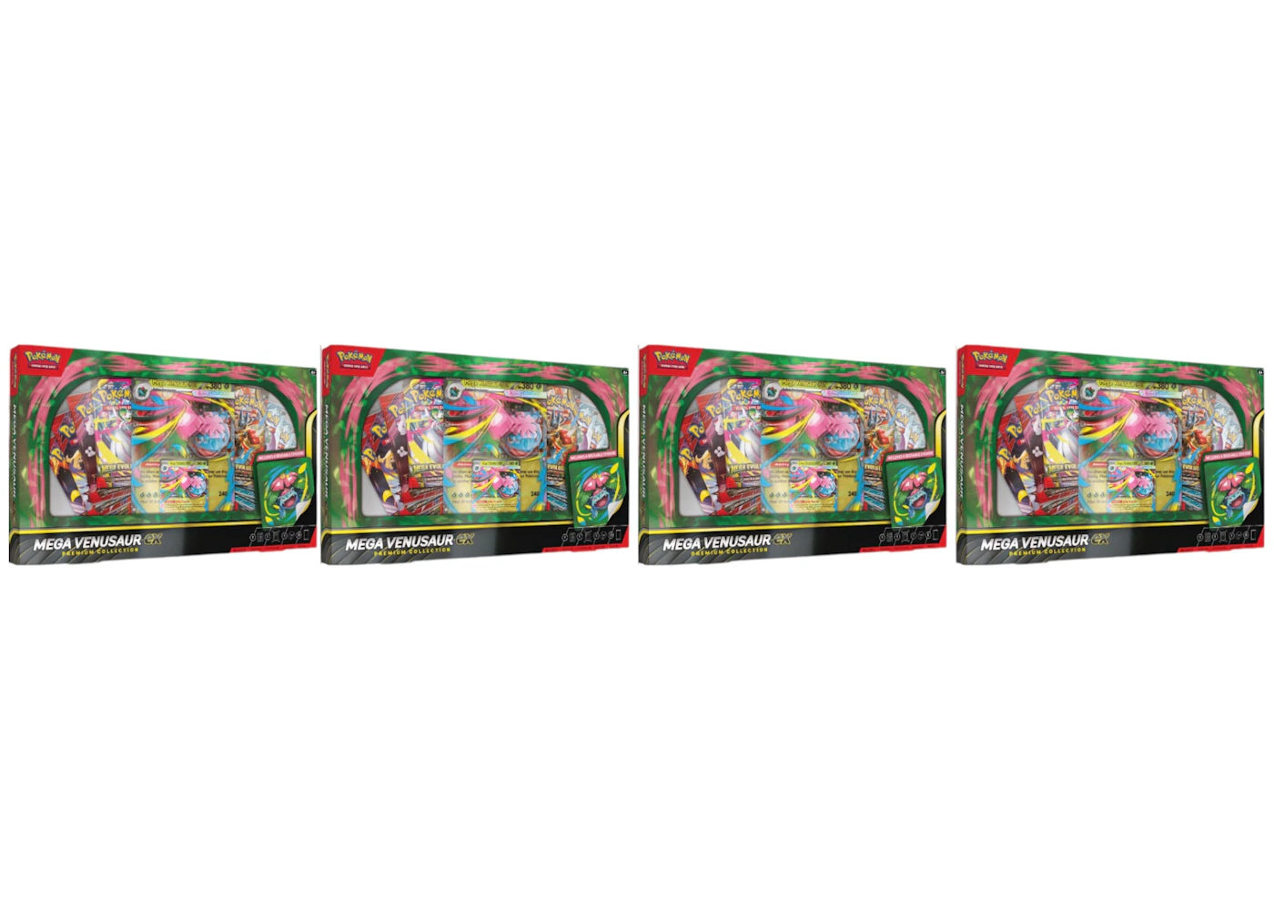 2025 Pokemon Mega Evolution Venusaur Ex Premium Collection 4X Lot