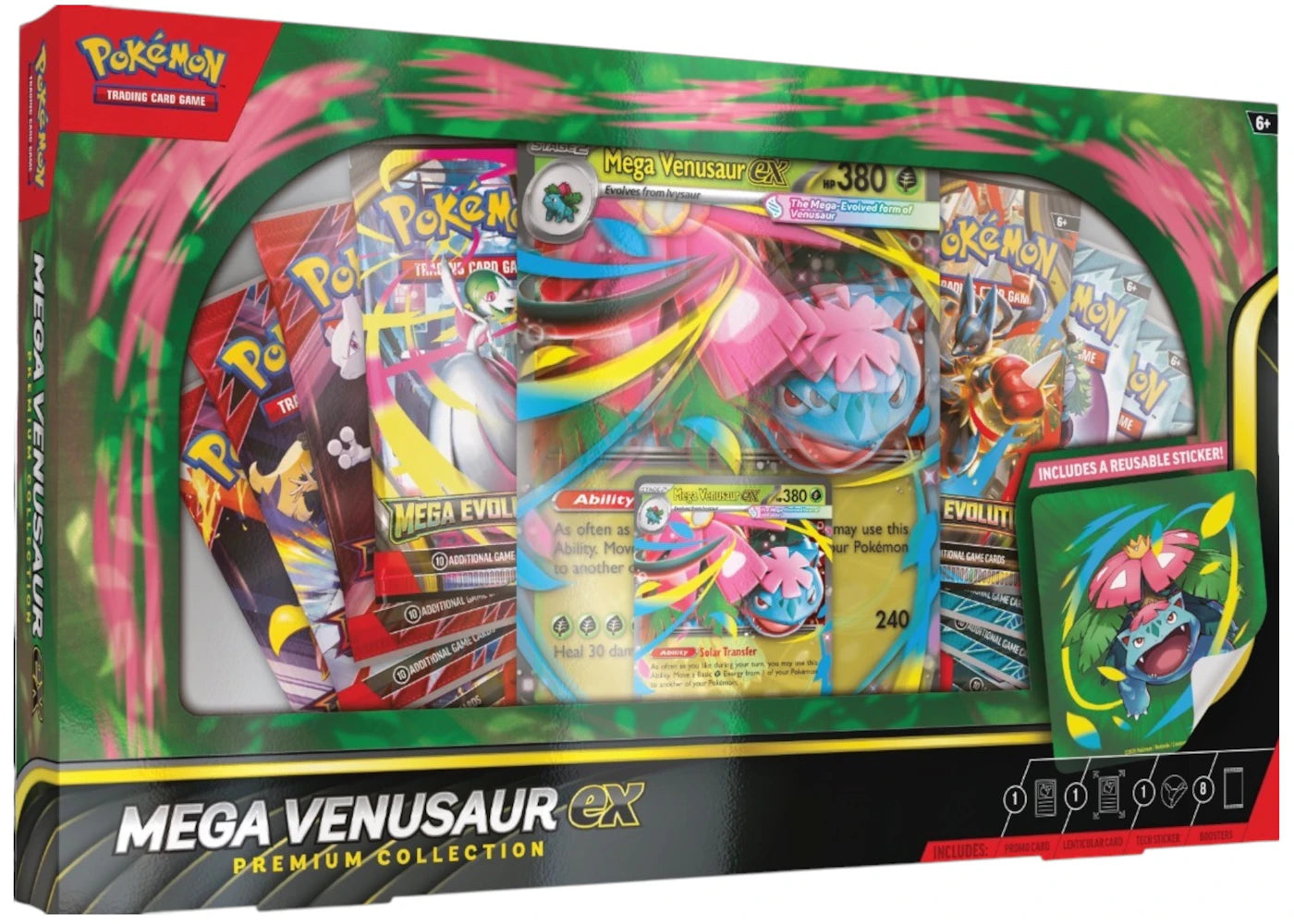 2025 Pokemon Mega Evolution Venusaur Ex Premium Collection