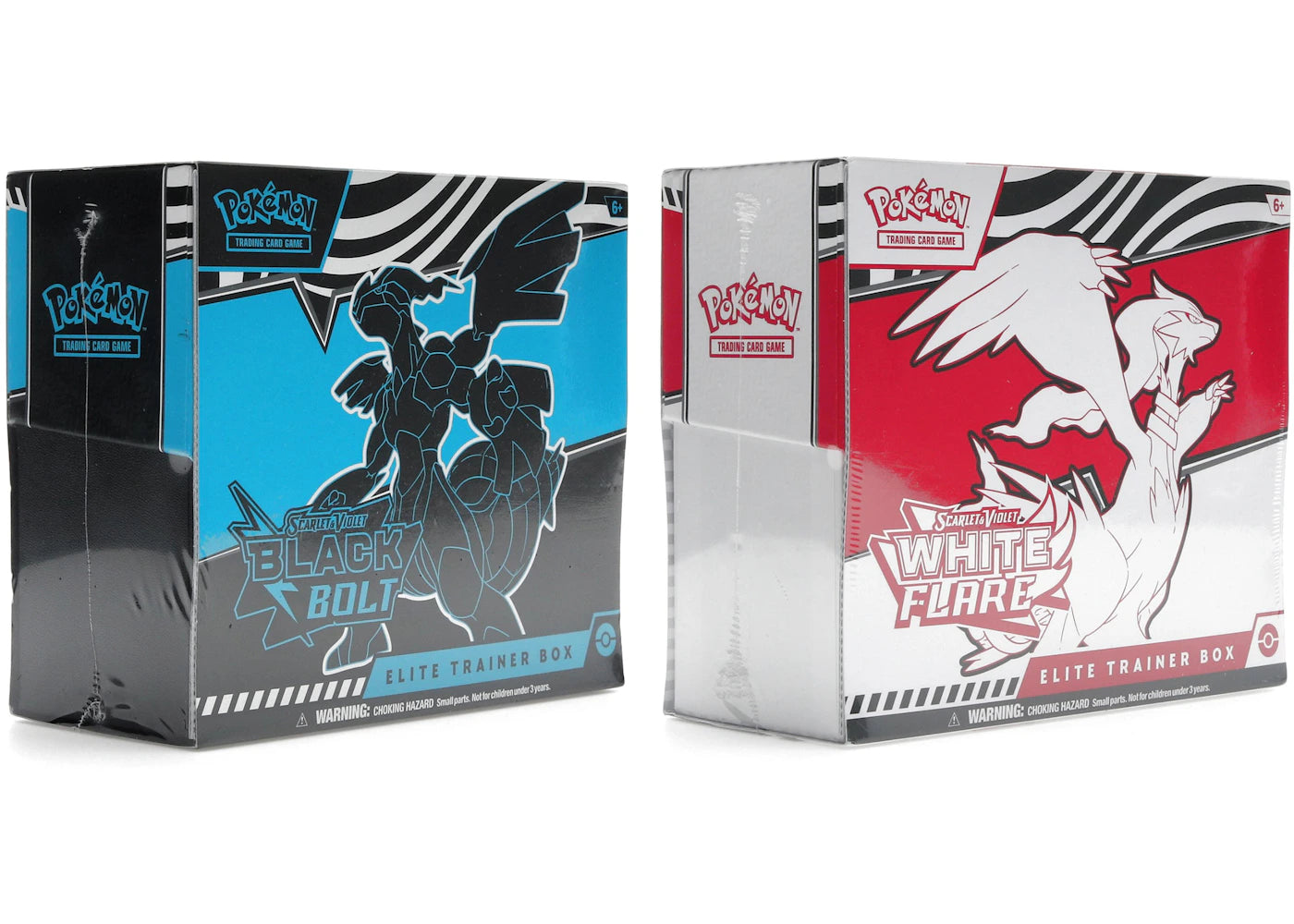 2025 Pokemon Scarlet & Violet Black Bolt & White Flare Elite Trainer Box