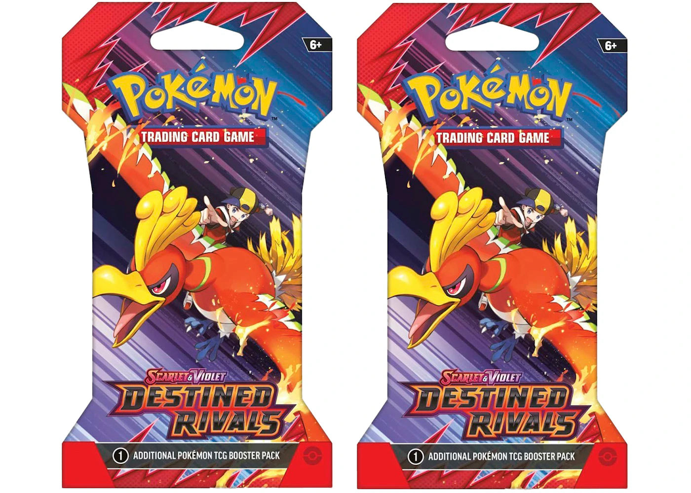 2025 Pokemon Scarlet & Violet Destined Rivals Booster Pack 2X Lot (Artwork May Vary)