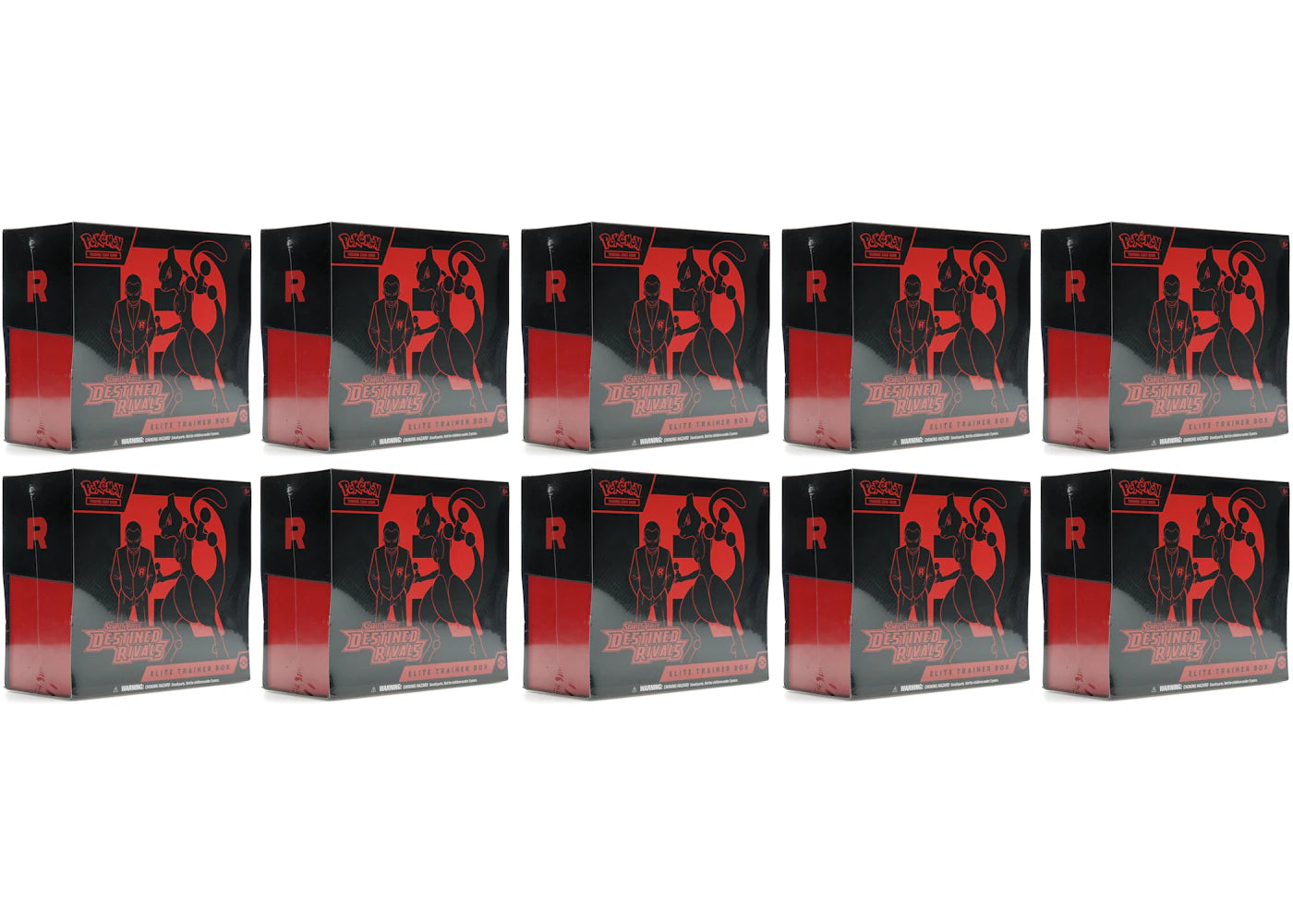 2025 Pokemon Scarlet & Violet Destined Rivals Elite Trainer Box 10X Lot
