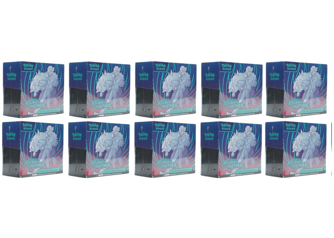 2025 Pokemon Scarlet & Violet Journey Together Elite Trainer Box 10X Lot