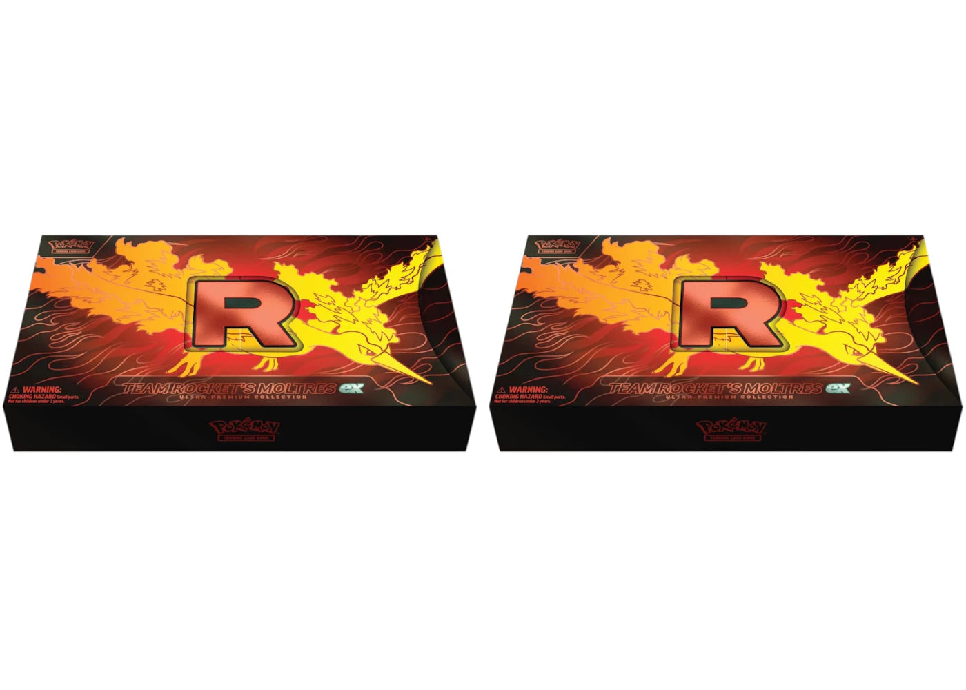 2025 Pokemon Team Rocket Moltres Ex Ultra-Premium Collection 2X Lot