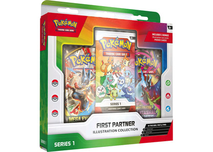Pokemon First Partner Illustration Collection Series 1 Box, side profile